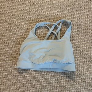 Blue Lululemon bra size 2